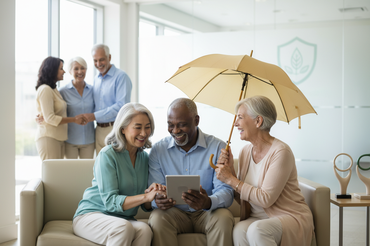 Life insurance for seniors image of service